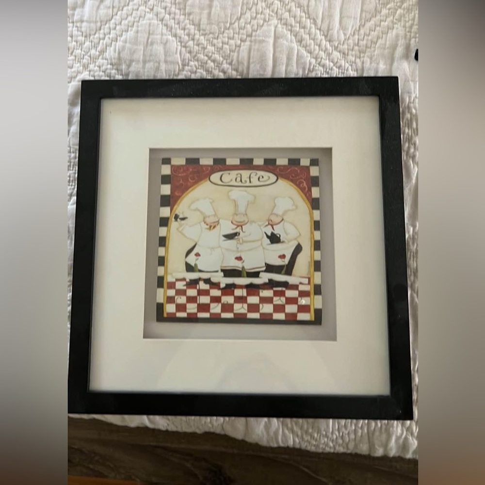 Cafe decor photo frame